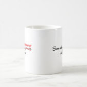 Eines Tages meine Werewolf-Tasse Kaffeetasse (Mittel)
