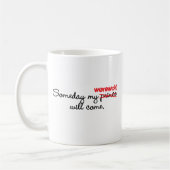 Eines Tages meine Werewolf-Tasse Kaffeetasse (Links)