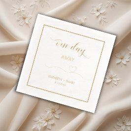 Eines Tages, Probe Abendessen Servietten Mit Folie