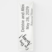 Eines Tages Probe Essen Banner Personalisiert (Vertikal)