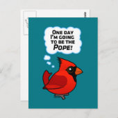 Eines Tages werde ich der Papst sein! Postkarte (Vorne/Hinten)