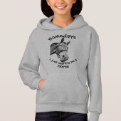 Eines Tages will ich nur ein Pferd-Funny Zitat sei Hoodie (Vorderseite)