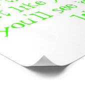 Eines Tages wirst du Kinder haben Poster (Ecke)