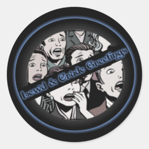 Eines unserer neuen Logos Runder Aufkleber