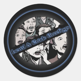 Eines unserer neuen Logos Runder Aufkleber