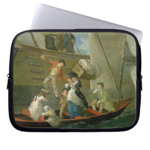 Eines verheirateten Seemanns adieu, c.1800 (Öl au Laptopschutzhülle