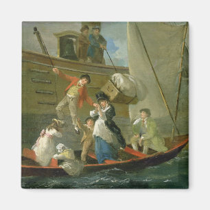Eines verheirateten Seemanns adieu, c.1800 (Öl auf Magnet