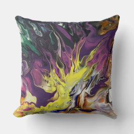 Eines von einem Abstrakten, künstlerischen Kissen