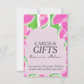 Eines von Melon CARDS & GIFTS Pink Watermelon Sign Einladung (Vorderseite)