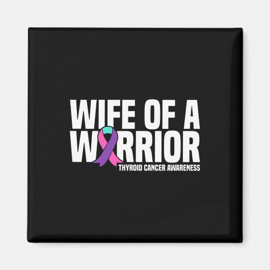 eines Warrior-Schilddrüsenkrebses Magnet (Vorne)