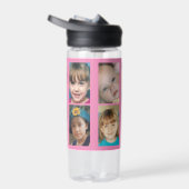 Einfach 10 Foto Collage Pink hinzufügen Trinkflasche (Rechts)