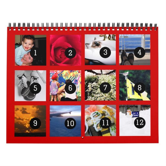 Einfach 1 bis 12 Foto-Kalender erstellen Kalender (Titelbild)