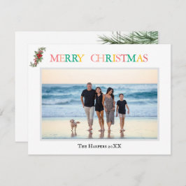 Einfach 1 Foto farbenfroh frohe Weihnachten