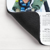Einfach 2026 Kalender 4 FotoCollage Mousepad (Ecke)