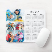 Einfach 2026 Kalender 4 FotoCollage Mousepad (Mit Mouse)