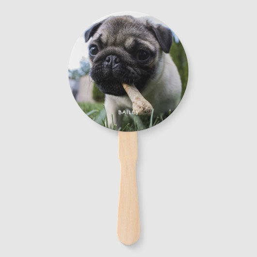 Einfach 2 Foto Personalisiert Fächer (Vorderseite)