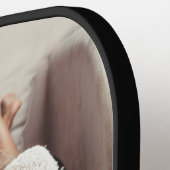 Einfach 3-Collage Monogramm Pickleball Schläger (Linke Seite)