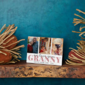 Einfach 3 Foto Kalligrafie wir Liebe Sie GRANNY Fotoplatte (Seite)