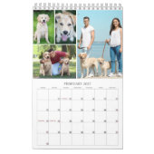 Einfach 4 Fotos pro Monat Kalender (Feb 2027)