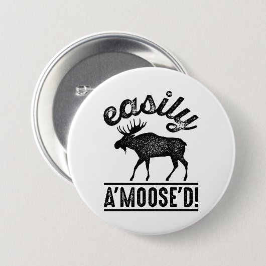 Einfach A’Moose’D Button (Vorne & Hinten)