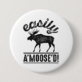 Einfach A’Moose’D Button (Vorderseite)