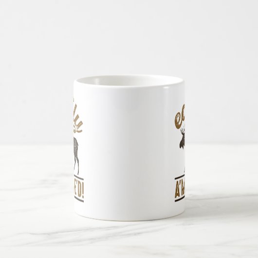 Einfach A’Moose’D Kaffeetasse (Mittel)