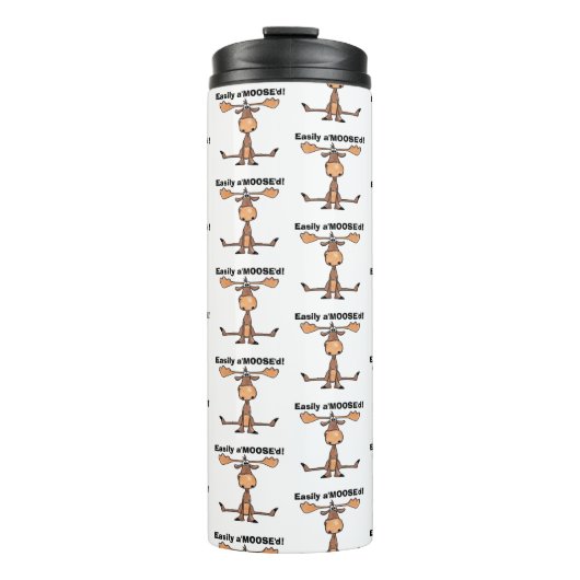 Einfach A’moose’d Thermosbecher (Vorderseite)