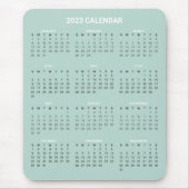 Einfach aber elegant 2023 Kalender | Mousepad (Vorne)