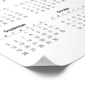 Einfach aber elegant - Kalender 2021 | Poster (Ecke)