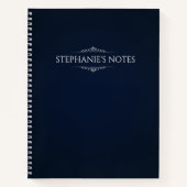 Einfach aber elegant - Kalender 2024 | Notebook Notizblock (Vorderseite)