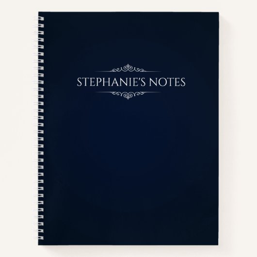 Einfach aber elegant - Kalender 2024 | Notebook Notizblock (Vorderseite)