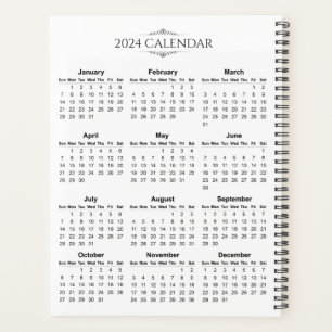 Einfach aber elegant - Kalender 2024 Planer