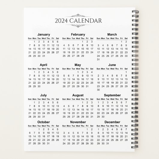 Einfach aber elegant - Kalender 2024 | Planer (Rückseite)