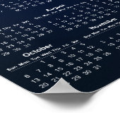 Einfach aber elegant - Kalender 2024 | Poster (Ecke)