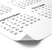 Einfach aber elegant - Kalender 2024 | Poster (Ecke)