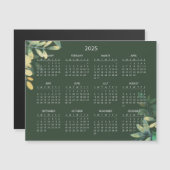 Einfach aber elegant - Kalender 2025 | Magnetkarte (Vorne/Hinten)