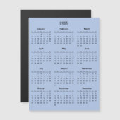 Einfach aber elegant - Kalender 2025 | Magnetkarte (Vorne/Hinten)