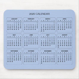 Einfach aber elegant - Kalender 2025 | Mousepad