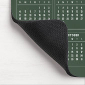 Einfach aber elegant - Kalender 2025 | Mousepad (Ecke)