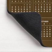 Einfach aber elegant - Kalender 2025 | Mousepad (Ecke)