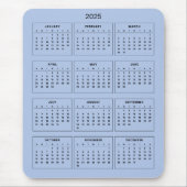 Einfach aber elegant - Kalender 2025 | Mousepad (Vorne)