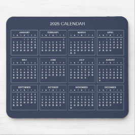 Einfach aber elegant - Kalender 2025 | Mousepad