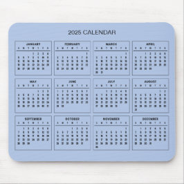 Einfach aber elegant - Kalender 2025 | Mousepad