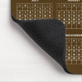Einfach aber elegant - Kalender 2025 | Mousepad (Ecke)
