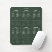 Einfach aber elegant - Kalender 2025 | Mousepad (Mit Mouse)