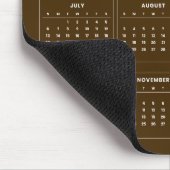 Einfach aber elegant - Kalender 2025 | Mousepad (Ecke)