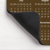 Einfach aber elegant - Kalender 2025 | Mousepad (Ecke)