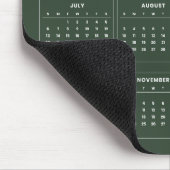 Einfach aber elegant - Kalender 2025 | Mousepad (Ecke)