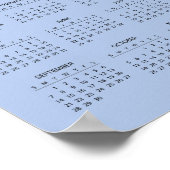 Einfach aber elegant - Kalender 2025 | Poster (Ecke)