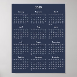 Einfach aber elegant - Kalender 2025 | Poster